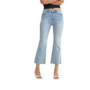 NEW JBD. shayna mid rise crop flare jeans in light denim